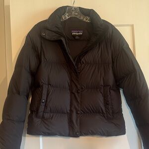 Women’s Patagonia Black Silent Down Puffer Jacket